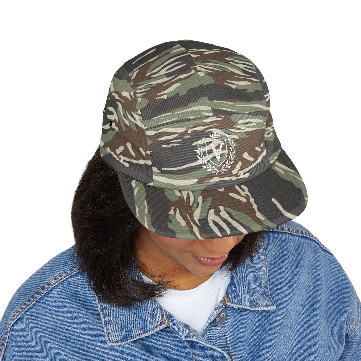 Trendy 5 Panel Cap, Embroidered Hat, Casual Headwear for Outdoor Adventures, Gift for Hipsters, Perfect for Summer Festivals