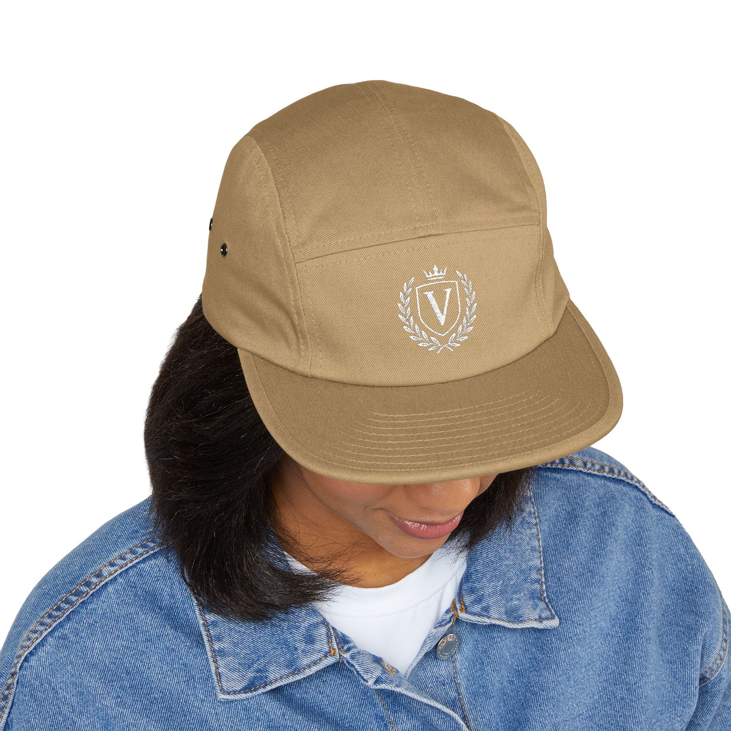Trendy 5 Panel Cap, Embroidered Hat, Casual Headwear for Outdoor Adventures, Gift for Hipsters, Perfect for Summer Festivals