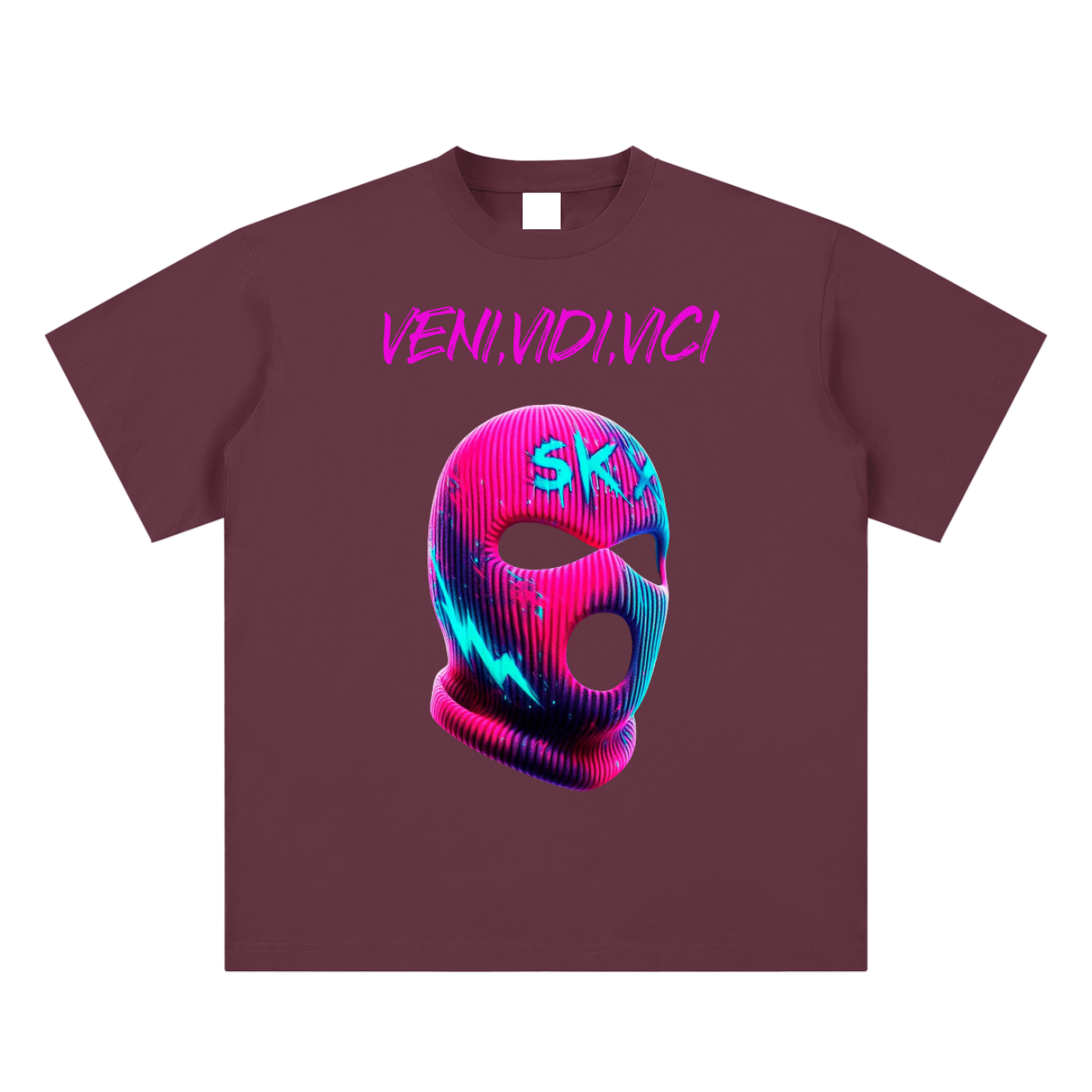 Veni Vidi Vici ski mask T-shirt