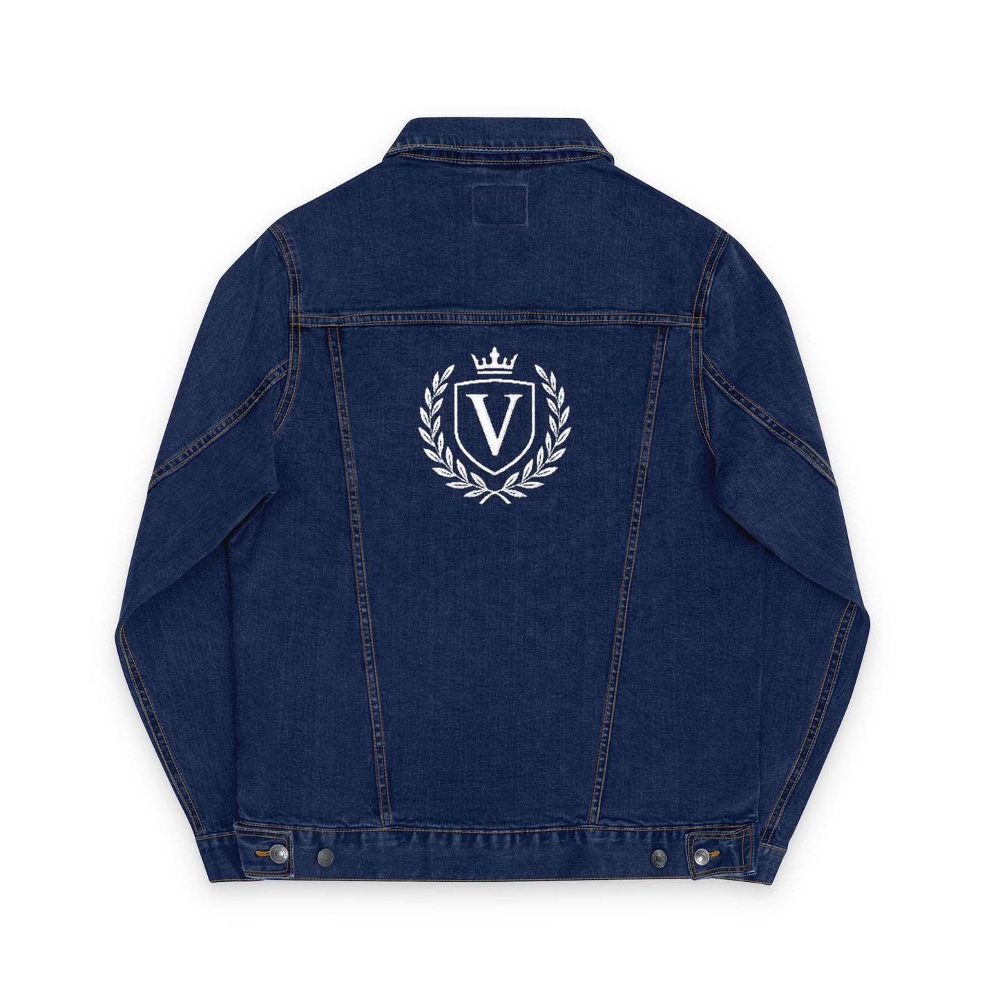 Veni Vidi Vici Embroidered Denim Jacket,