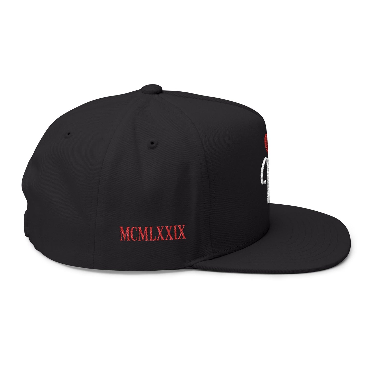 Veni Vidi Vici Love Jones Embroidered Flat Bill Cap