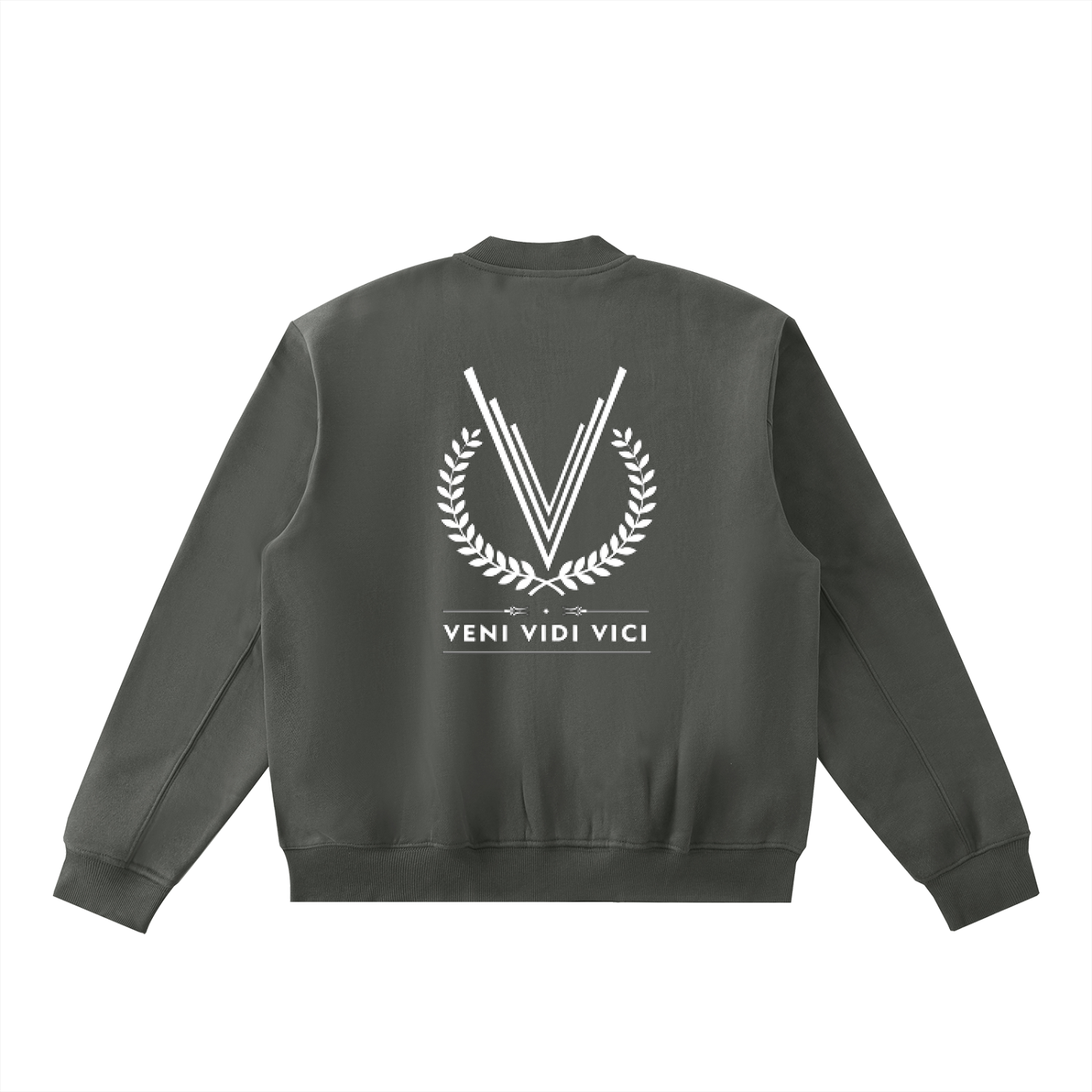 Veni Vidi Vici Fleeced Varsity Jacket