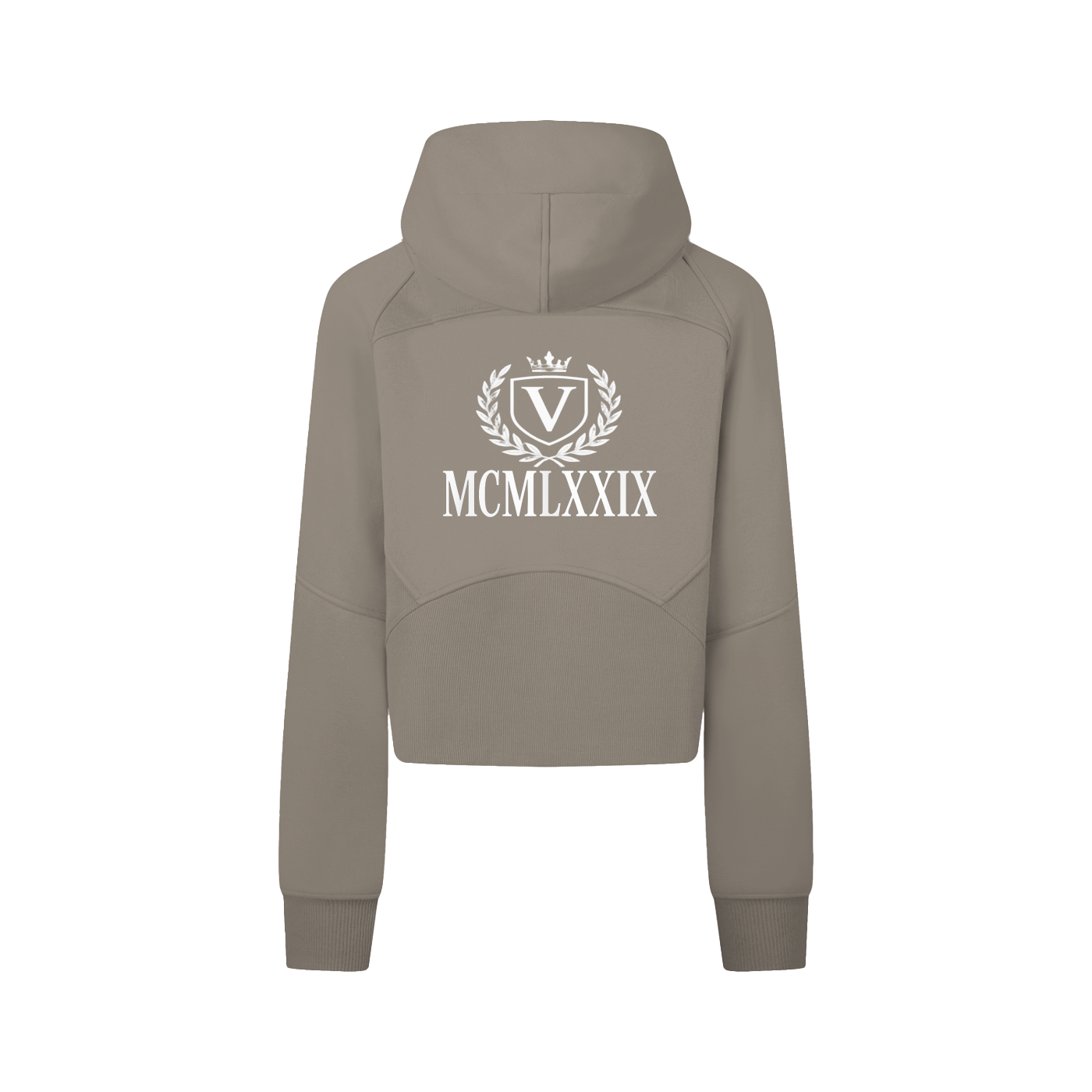 Veni Vidi Vici Women's Cropped Zip-Through Hoodie