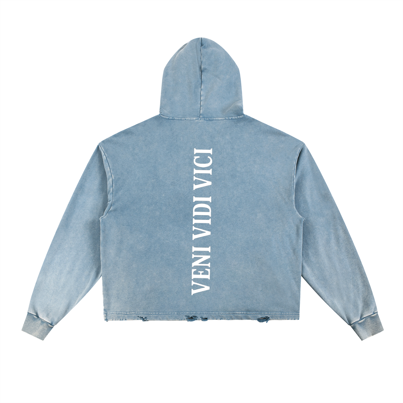 Veni Vidi Vici Vintage Denim Hoodie