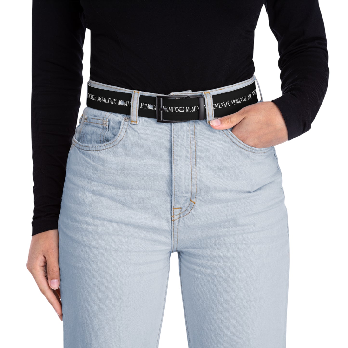 Stylish Black Casual Belt, Retro Fashion Accessory for Everyday Wear, Unisex Stylish Waist Belt, Trendy Jeans Belt, Gift for Him or Her