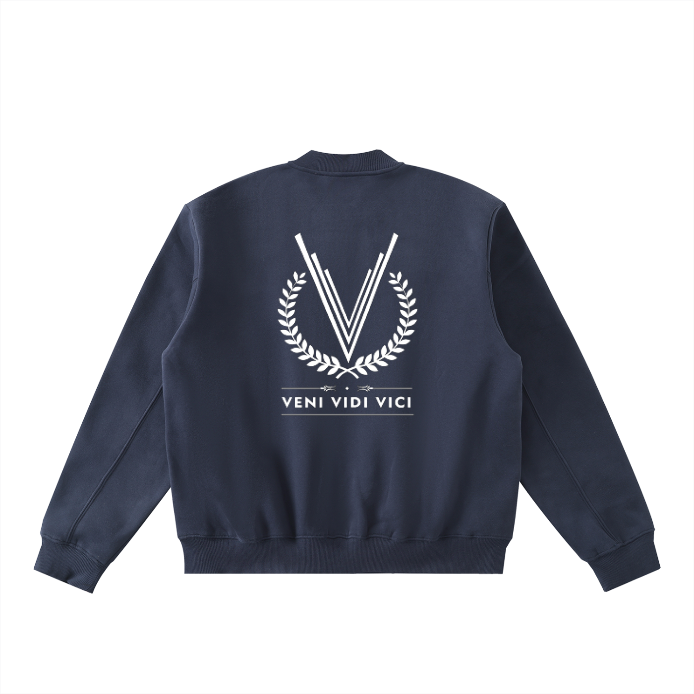 Veni Vidi Vici Fleeced Varsity Jacket