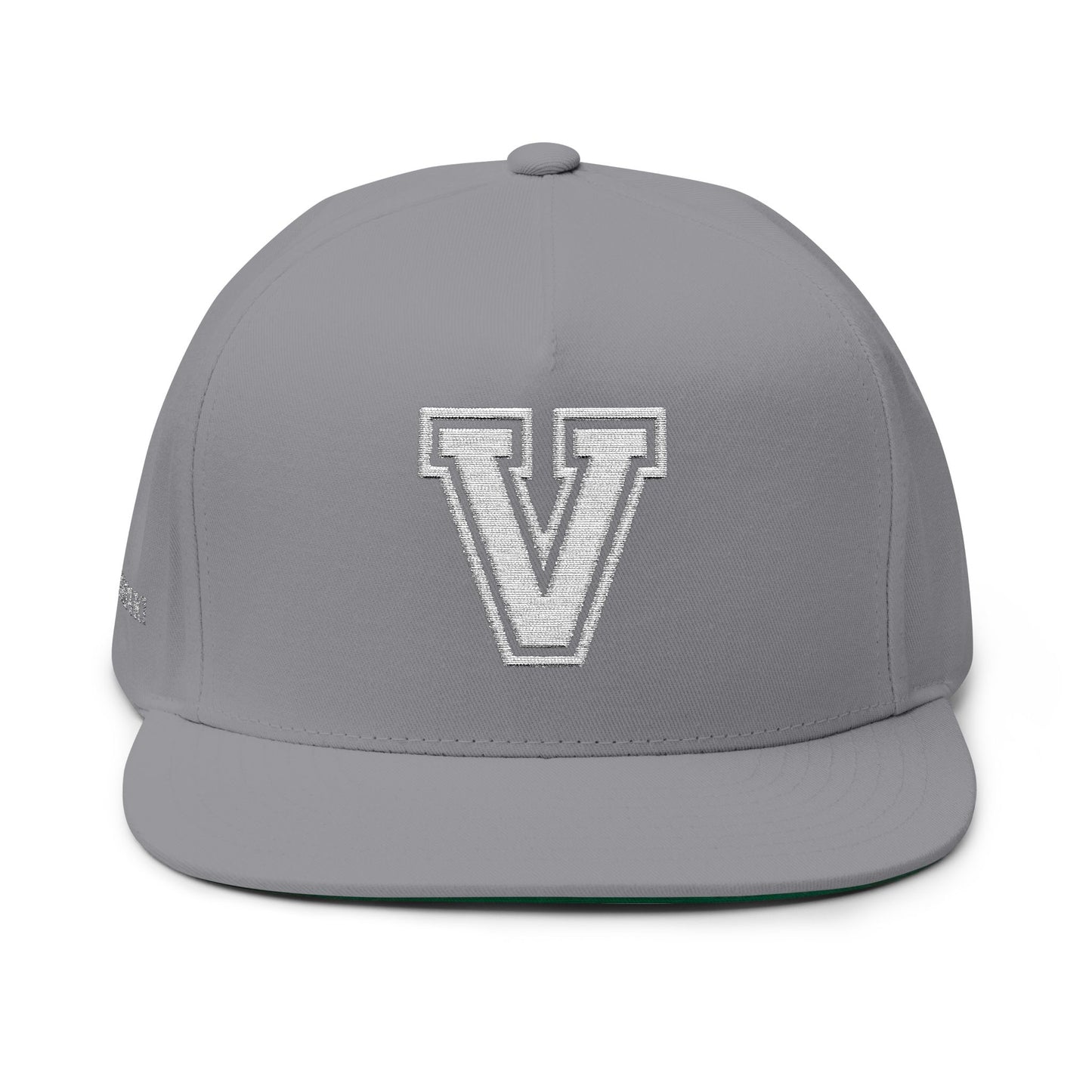 Grey Veni Vidi Vici Varsity Embroidered Cap