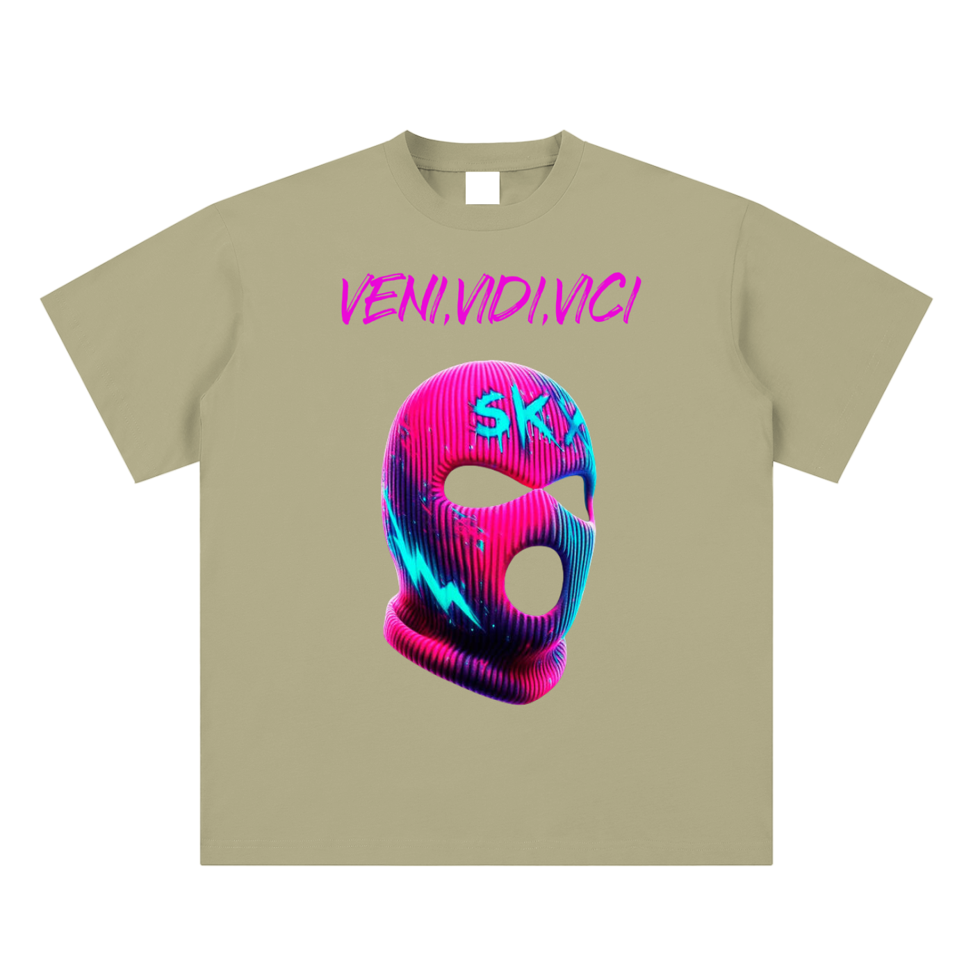 Veni Vidi Vici ski mask T-shirt