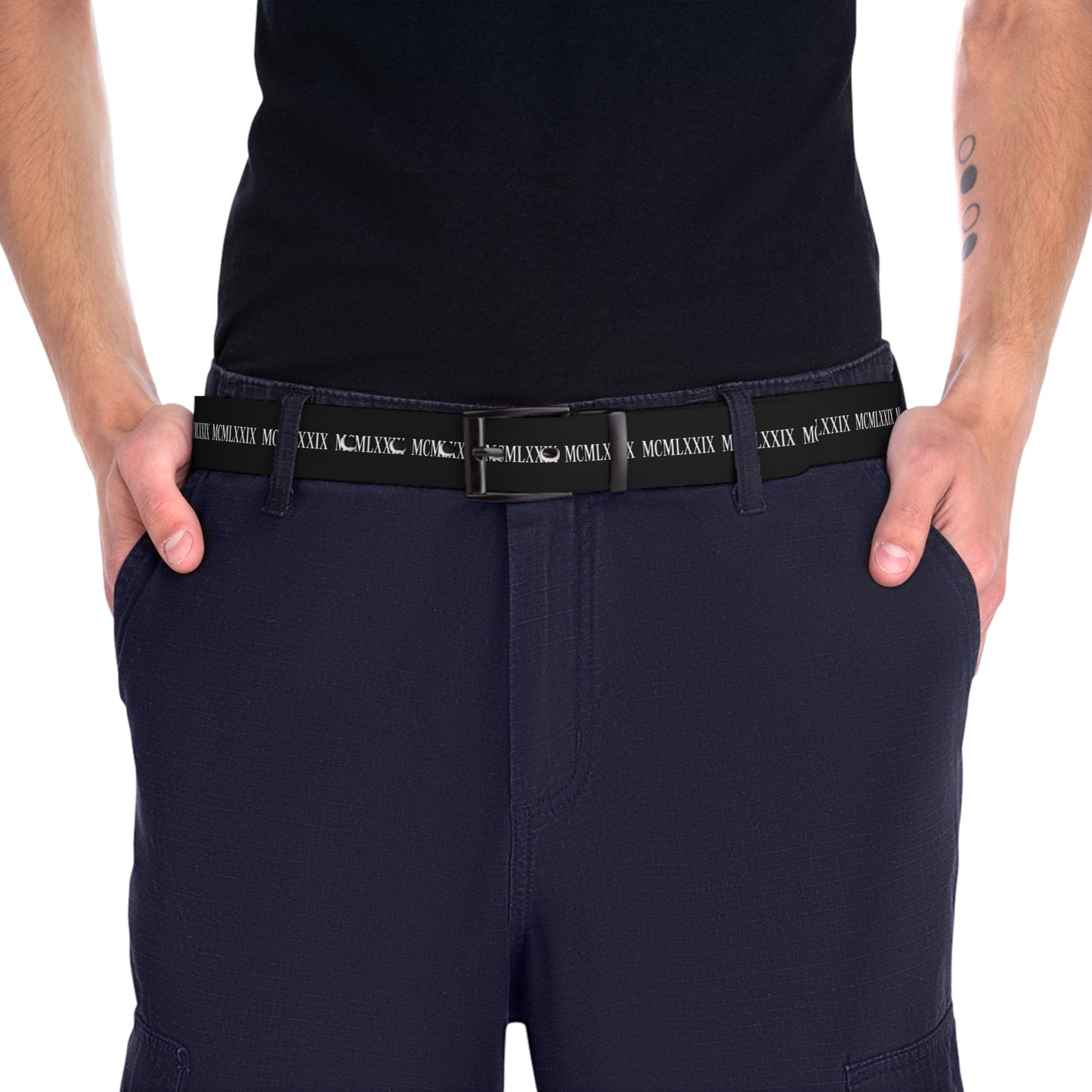 Stylish Black Casual Belt, Retro Fashion Accessory for Everyday Wear, Unisex Stylish Waist Belt, Trendy Jeans Belt, Gift for Him or Her
