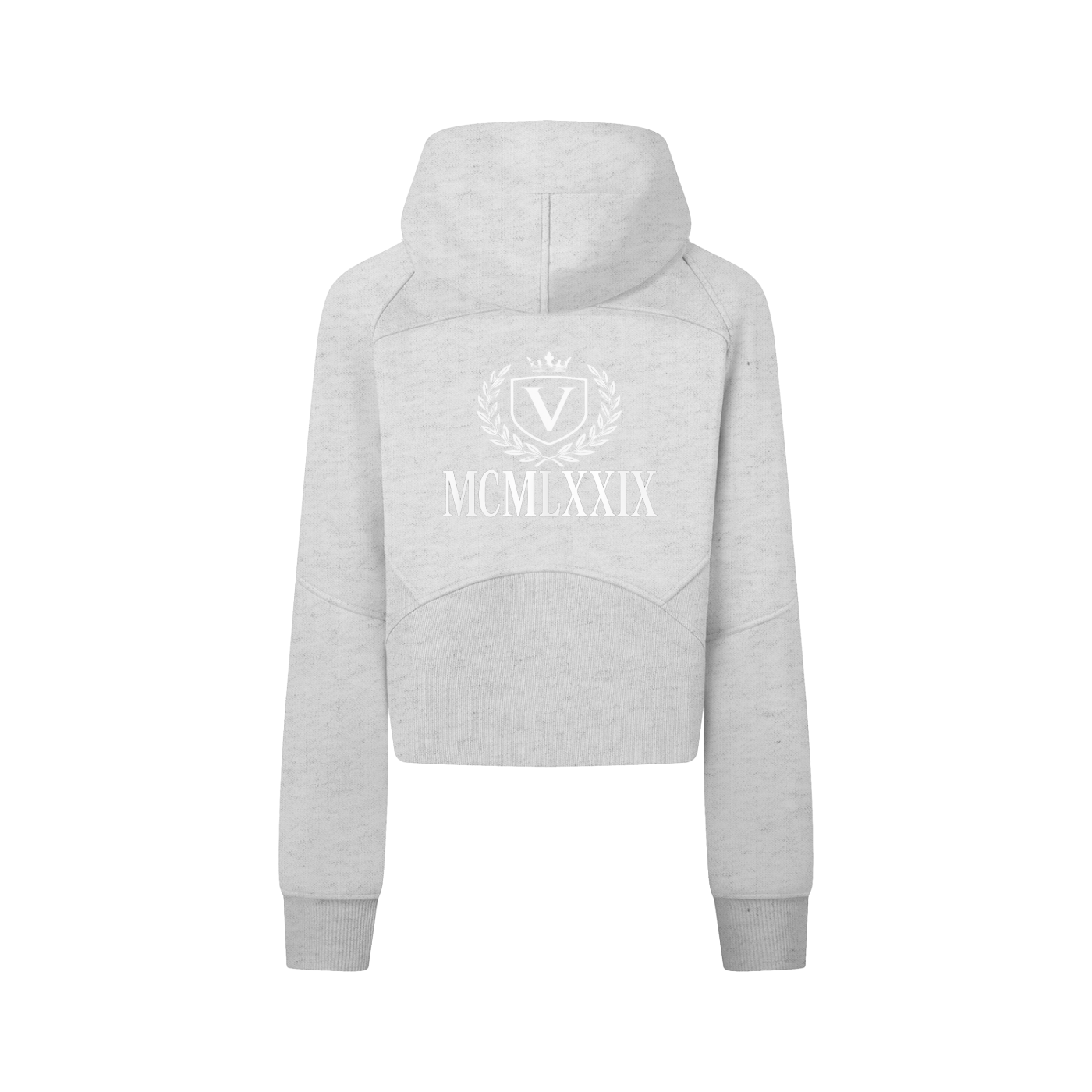 Veni Vidi Vici Women's Cropped Zip-Through Hoodie