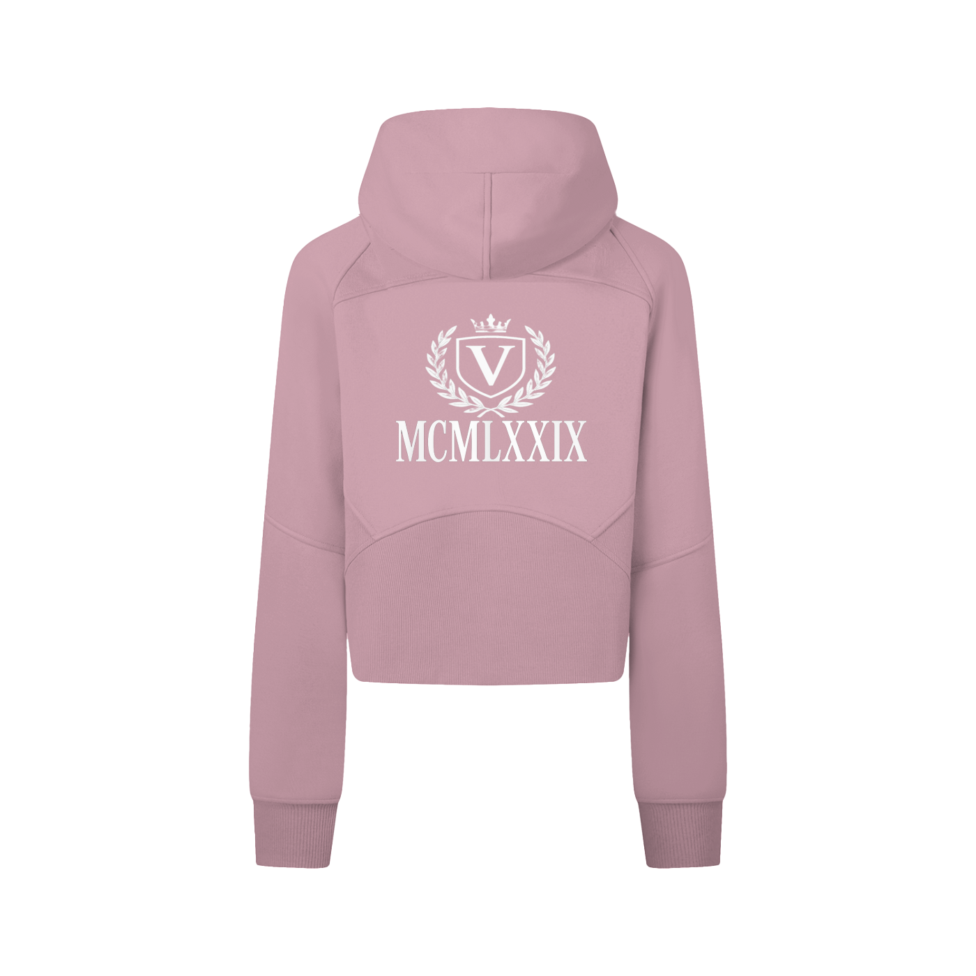 Veni Vidi Vici Women's Cropped Zip-Through Hoodie