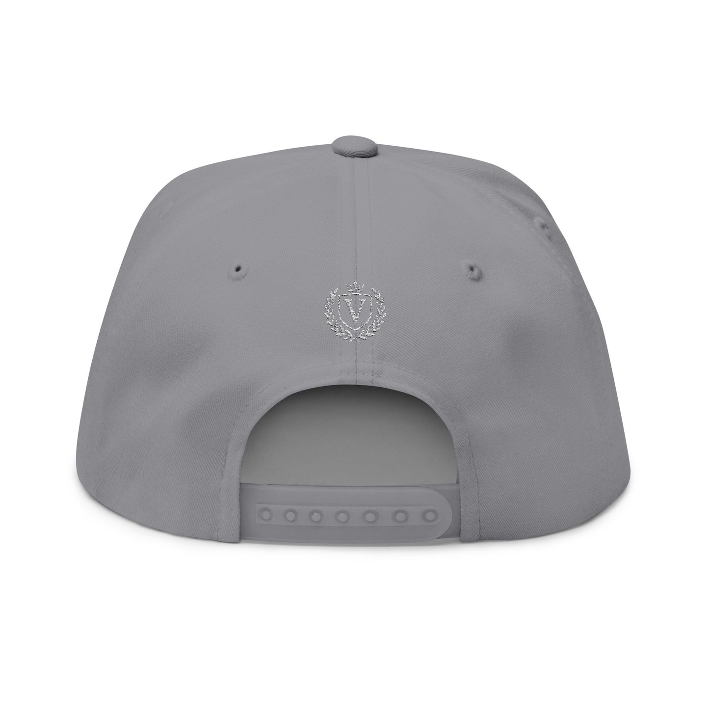 Grey Veni Vidi Vici Varsity Embroidered Cap