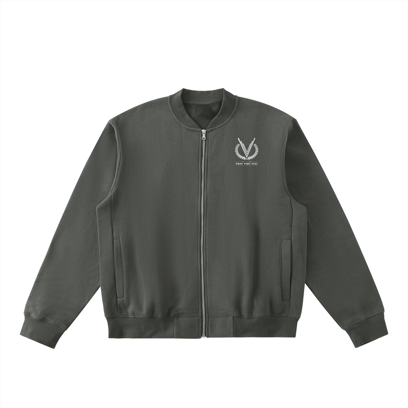 Veni Vidi Vici Fleeced Varsity Jacket