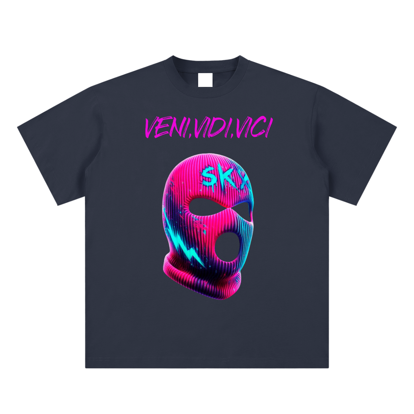 Veni Vidi Vici ski mask T-shirt