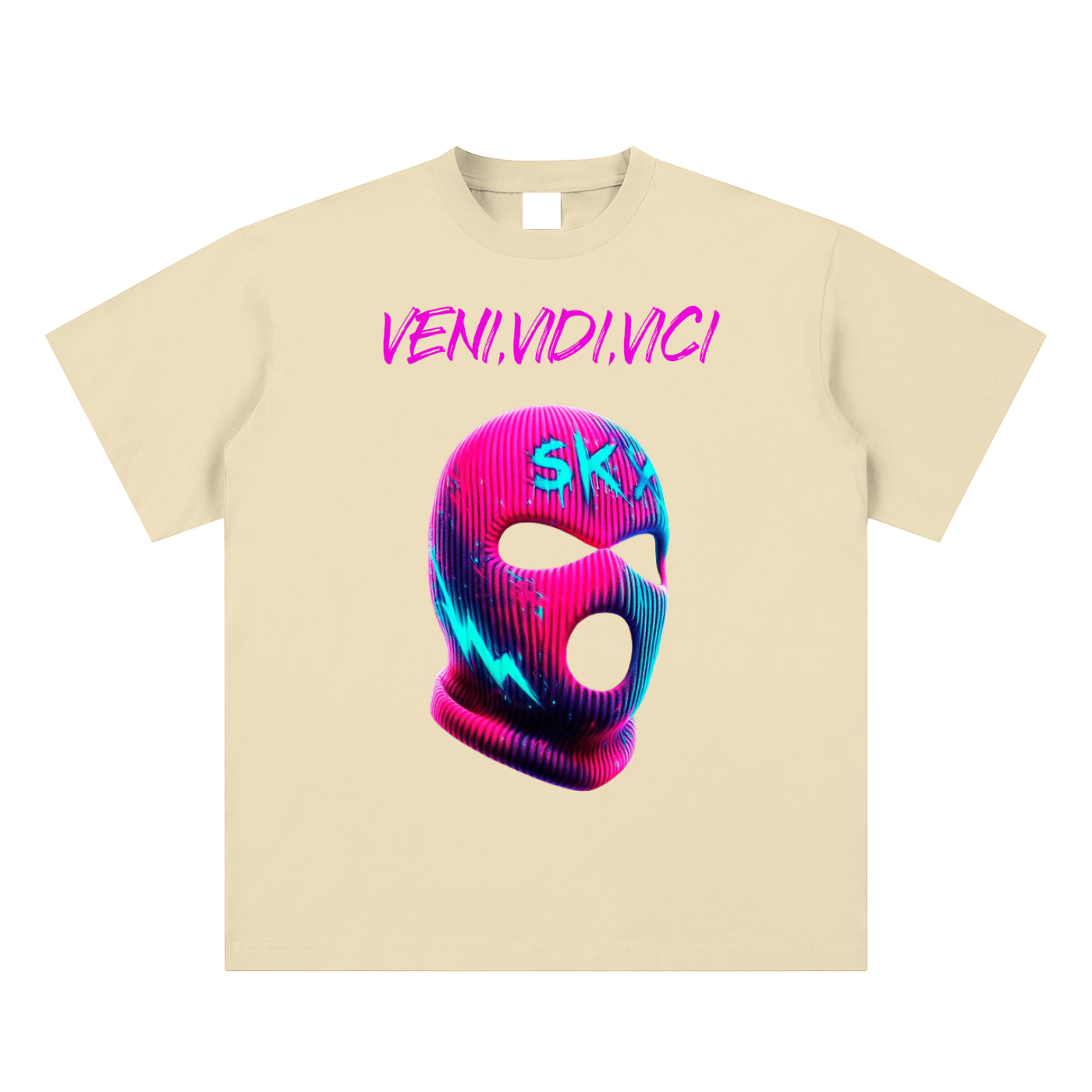 Veni Vidi Vici ski mask T-shirt
