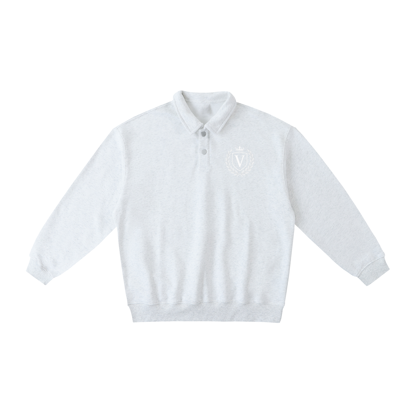 Veni Vidi Vici Heavyweight Polo-Collar Sweatshirt