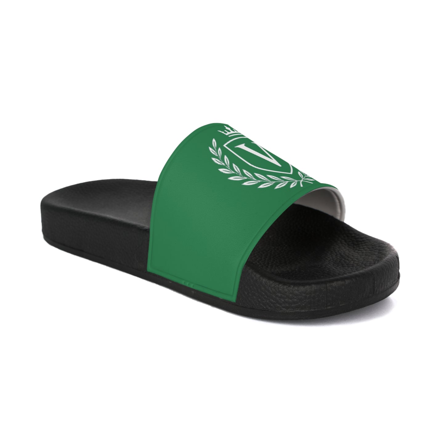 Men's Slide Sandals with Green Design - Perfect for Summer, Beachwear, Casual Outings, and Relaxation
