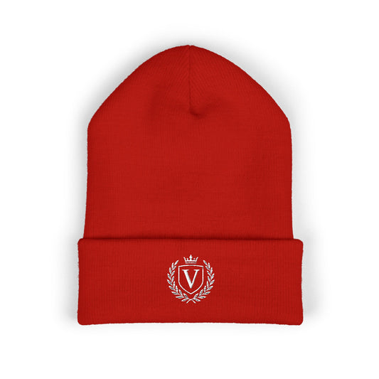 MCM Veni Vidi Vici Beanie with Embroidery