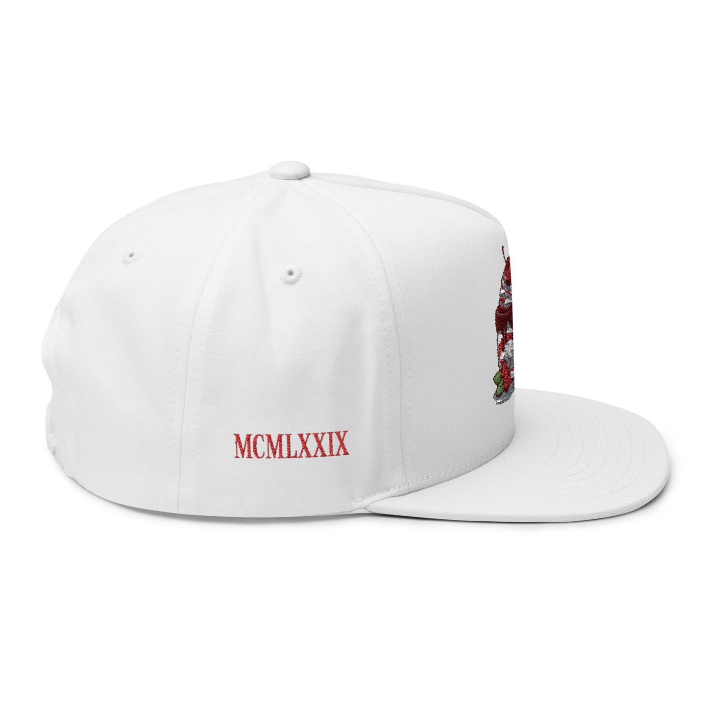 Flat Bill Cap (Embroidery)