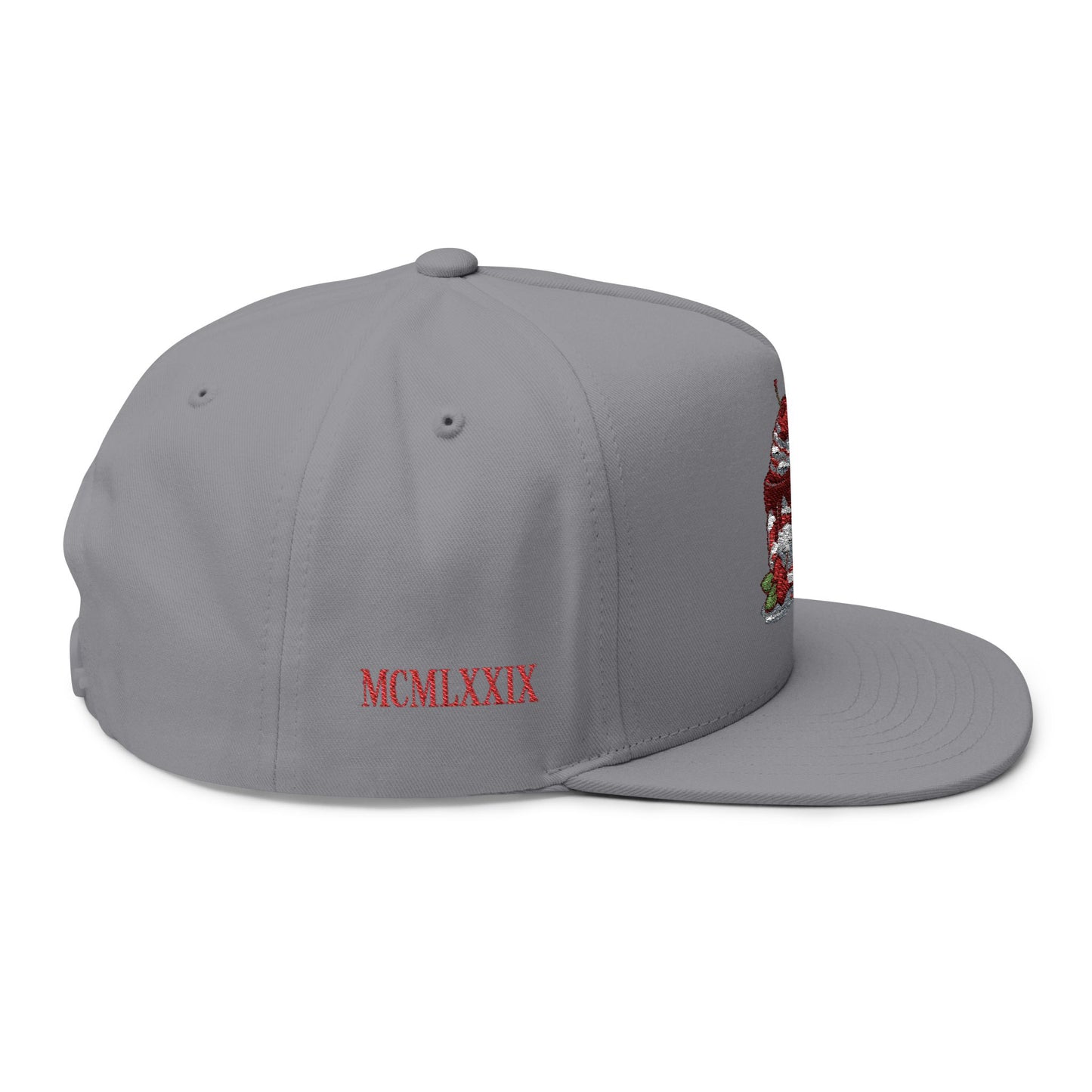 Flat Bill Cap (Embroidery)