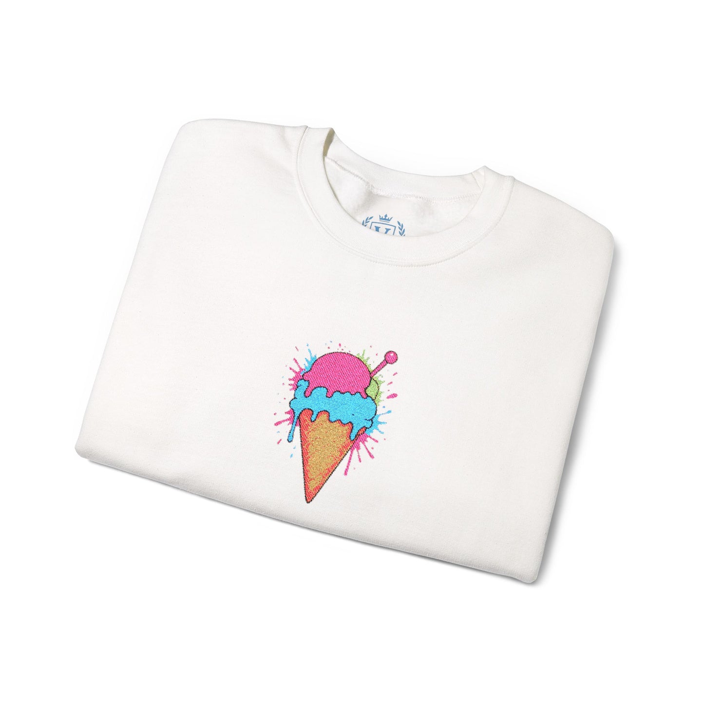 Ice Cream Love Unisex Sweatshirt - Fun, Cozy Apparel for Ice Cream Fans, Gift for Birthdays, Summer, Foodie Lovers, Casual Wear