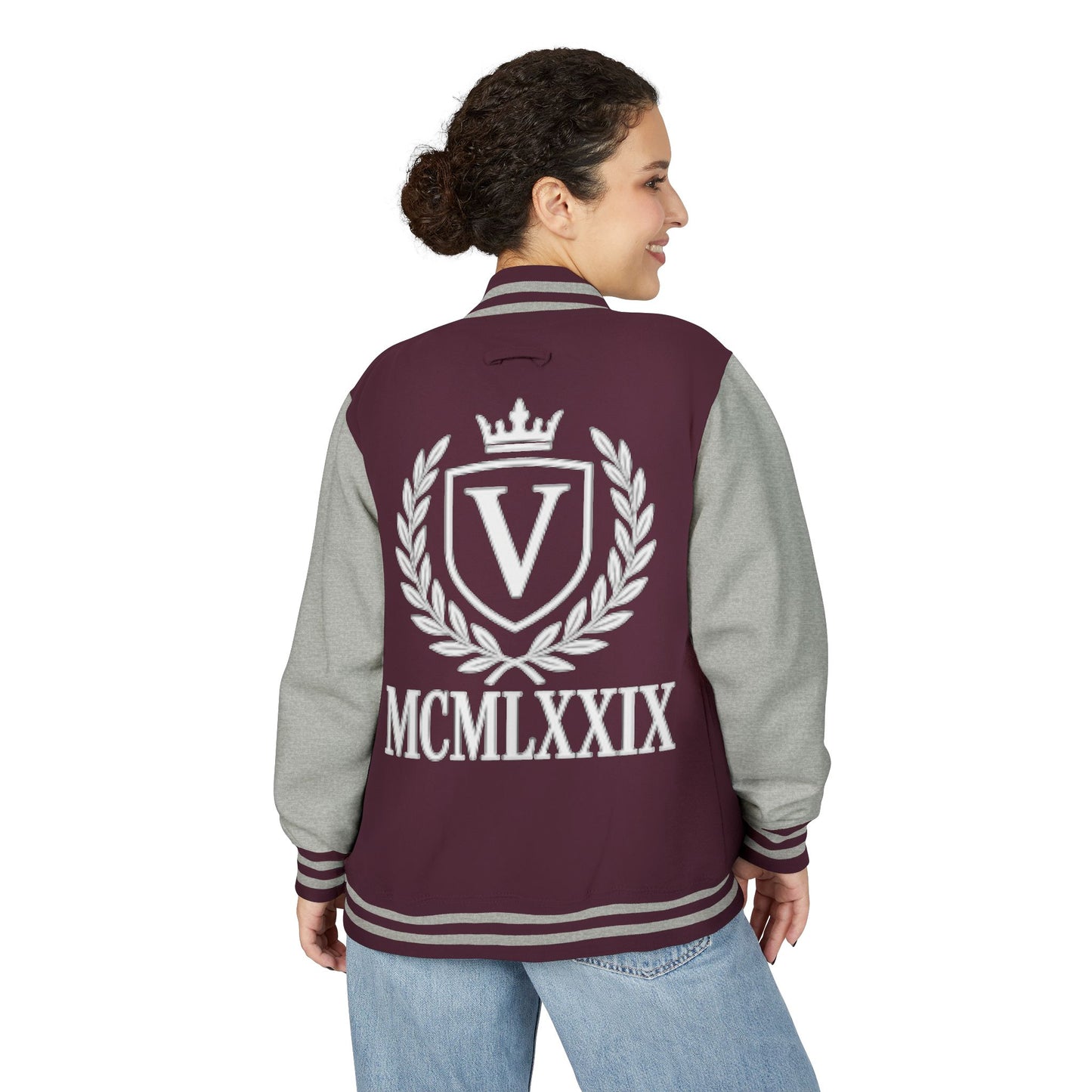 Unisex Heavyweight Letterman Jacket, Vintage Inspired Jacket, Personalized Varsity Jacket, Sports Team Gift, Cozy Letterman Style