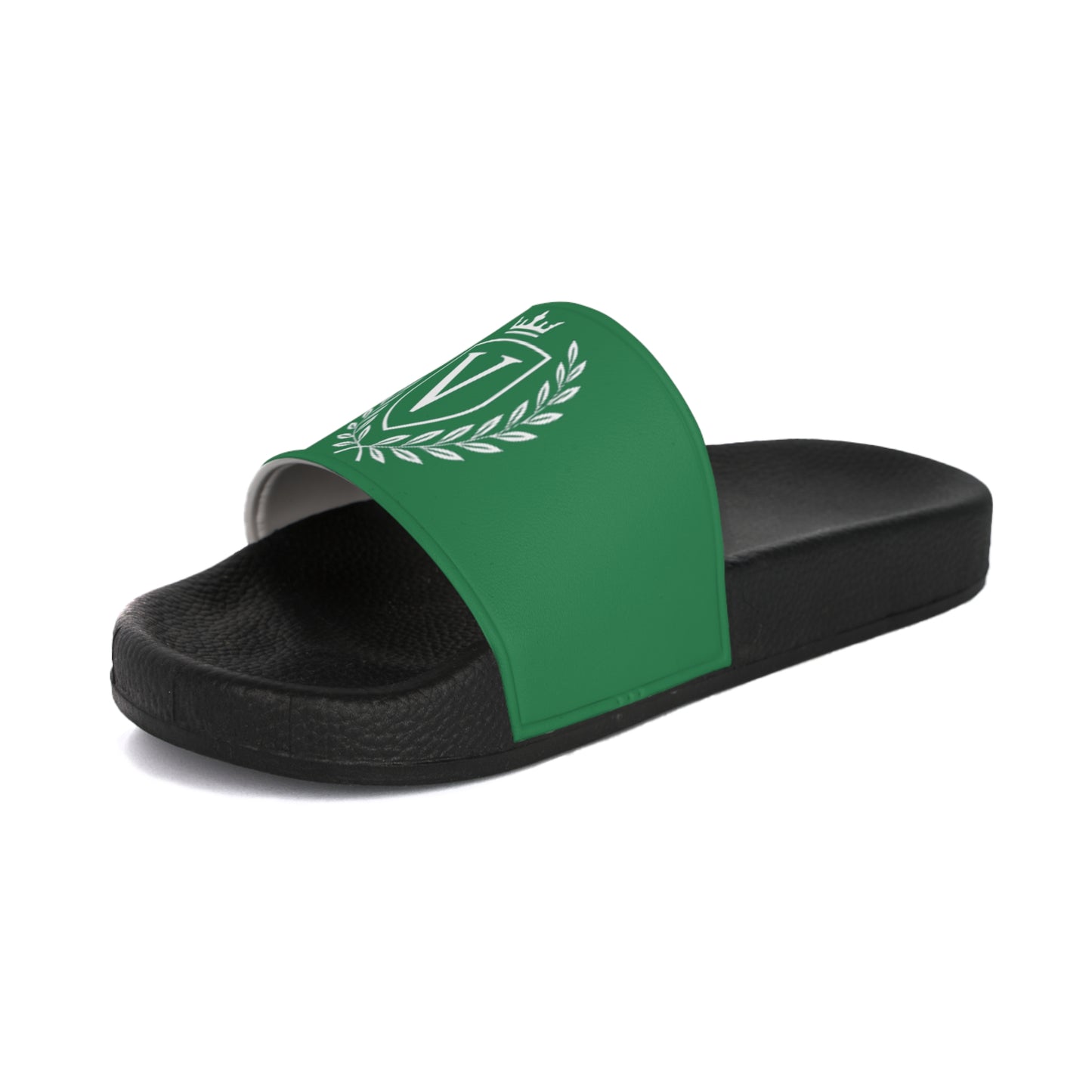 Men's Slide Sandals with Green Design - Perfect for Summer, Beachwear, Casual Outings, and Relaxation