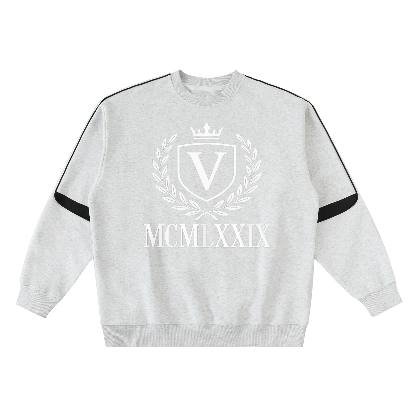Veni Vidi Vici Oversized Crewneck Taped Sweatshirt