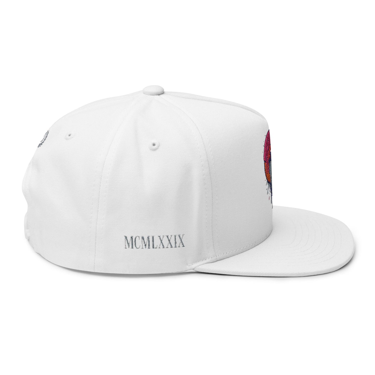 Flat Bill Cap (Embroidery)