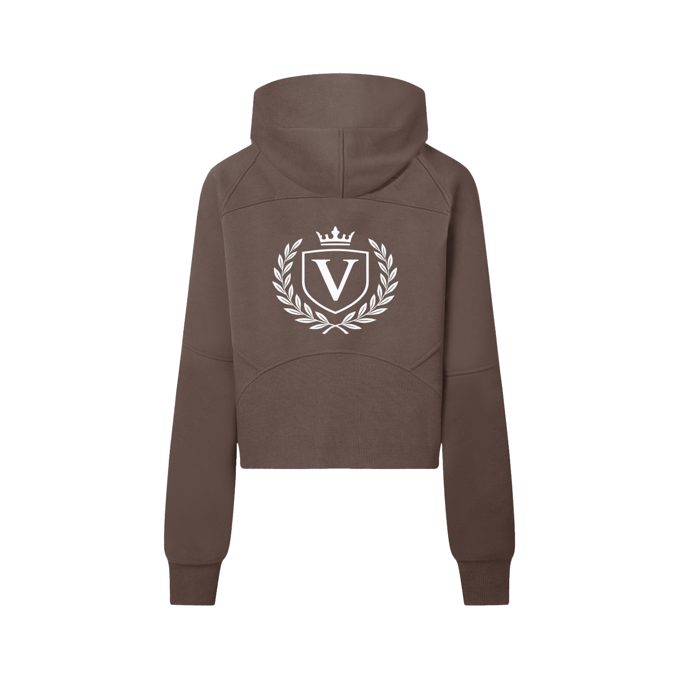 Veni Vidi Vici Cropped Half-Zip Hoodie