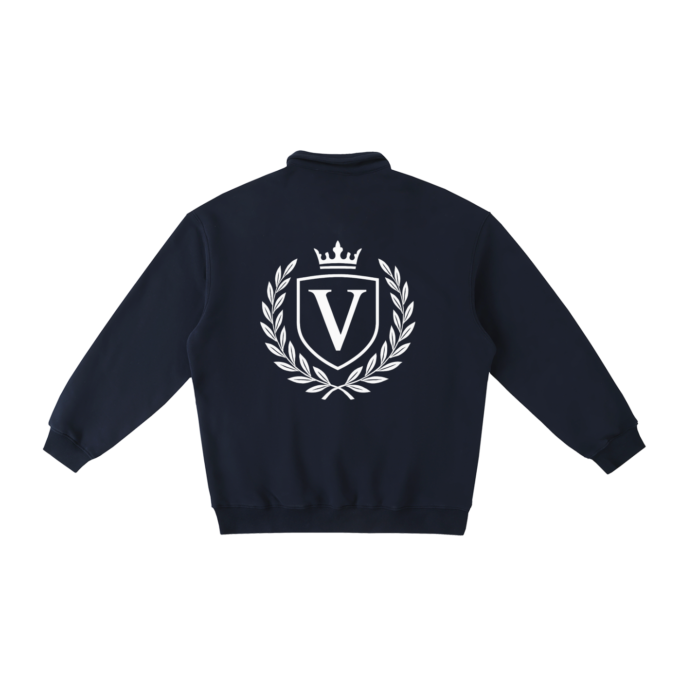 Veni Vidi Vici Heavyweight Polo-Collar Sweatshirt