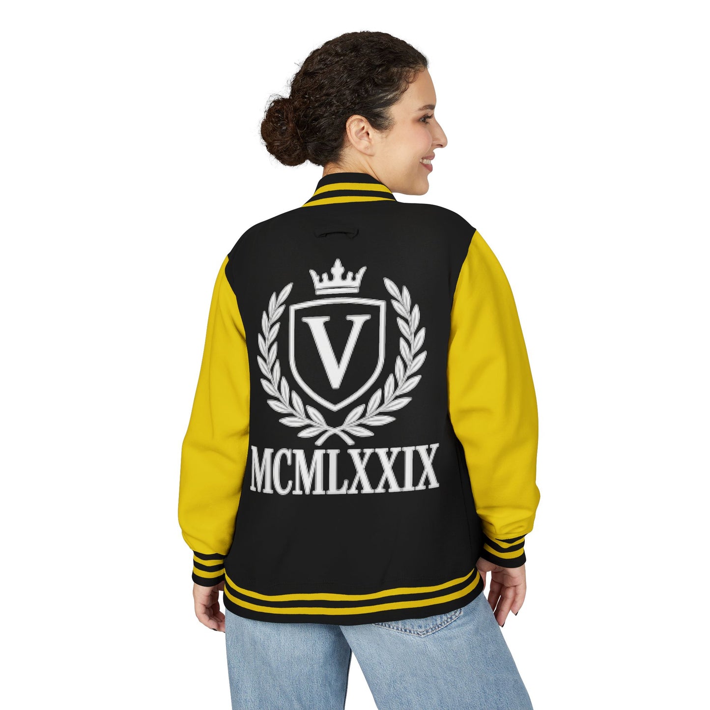 Unisex Heavyweight Letterman Jacket, Vintage Inspired Jacket, Personalized Varsity Jacket, Sports Team Gift, Cozy Letterman Style