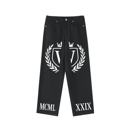 MCM Veni Vidi Vici Straight-Leg Pants