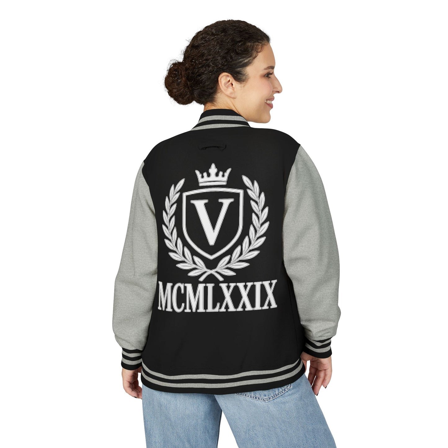 Unisex Heavyweight Letterman Jacket, Vintage Inspired Jacket, Personalized Varsity Jacket, Sports Team Gift, Cozy Letterman Style