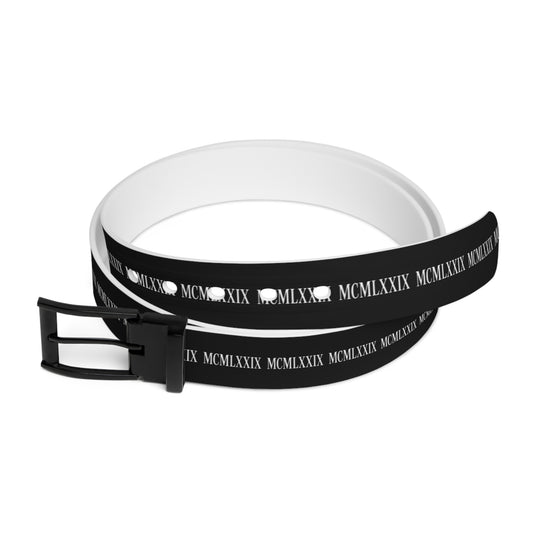 Stylish Black Casual Belt, Retro Fashion Accessory for Everyday Wear, Unisex Stylish Waist Belt, Trendy Jeans Belt, Gift for Him or Her