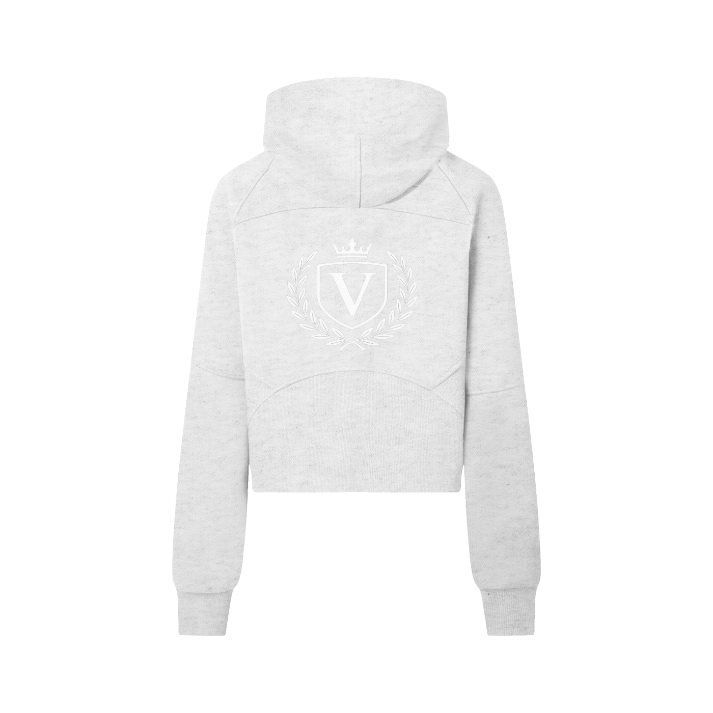 Veni Vidi Vici Cropped Half-Zip Hoodie