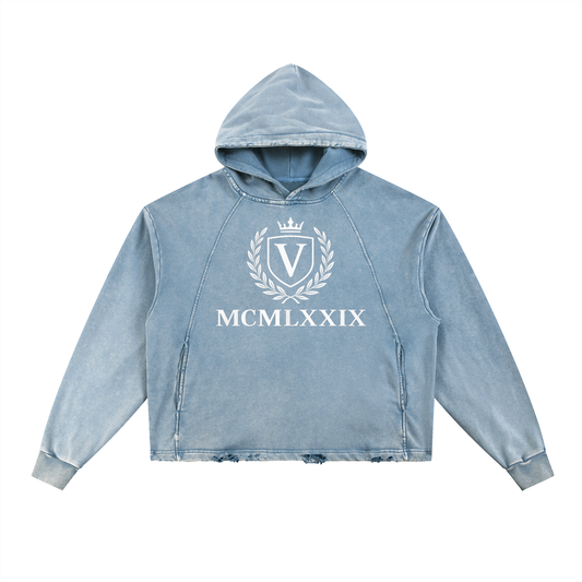 Veni Vidi Vici Vintage Denim Hoodie
