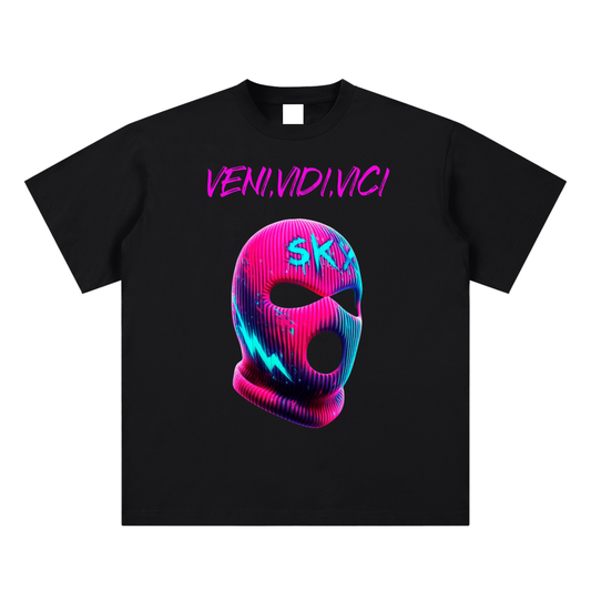 Veni Vidi Vici ski mask T-shirt