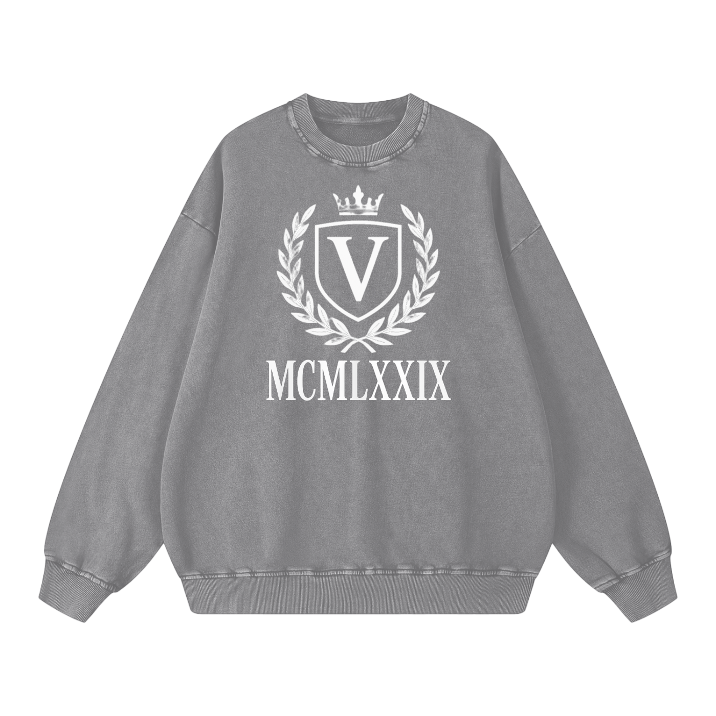 Veni vedi vici Snow Washed Oversized Sweatshirt