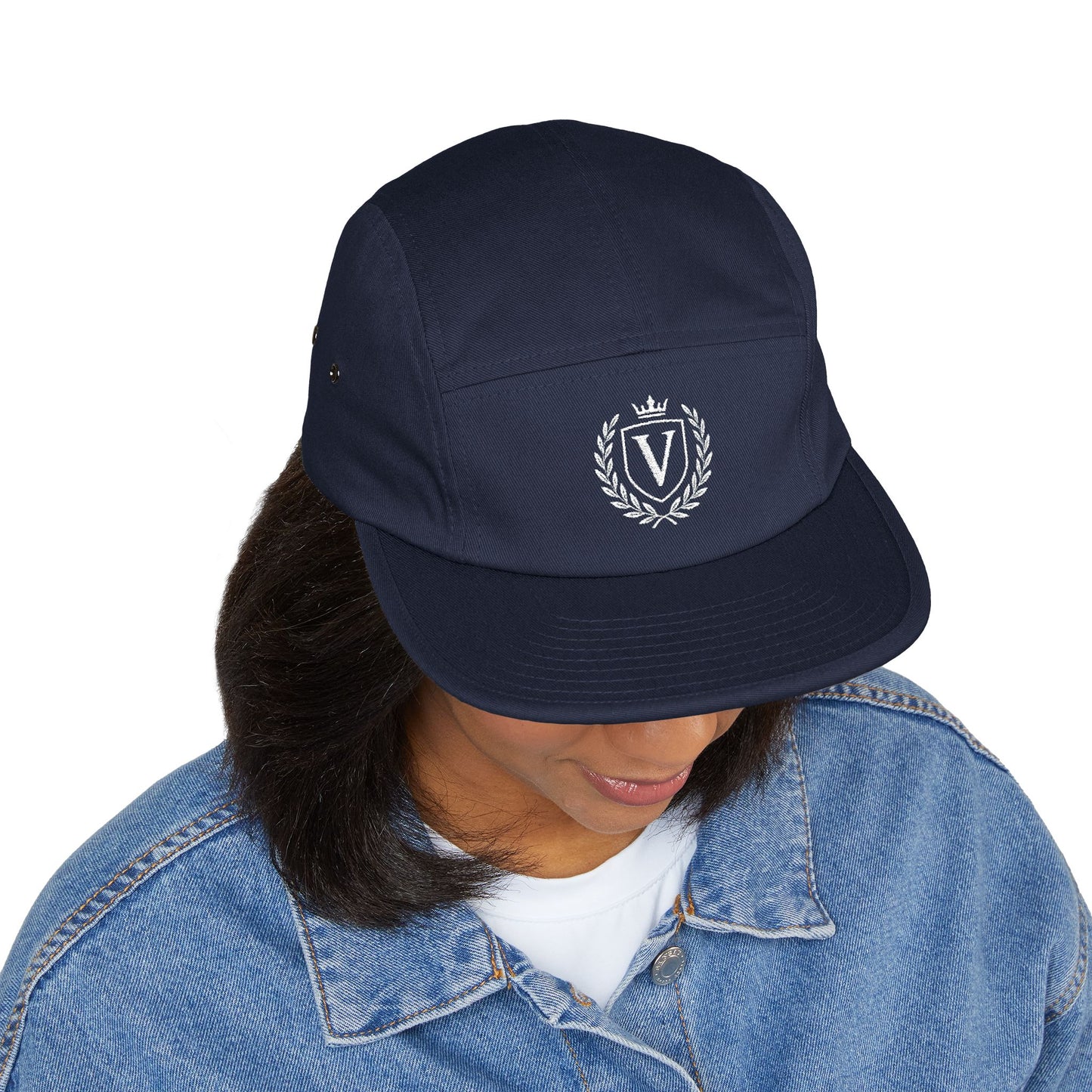 Trendy 5 Panel Cap, Embroidered Hat, Casual Headwear for Outdoor Adventures, Gift for Hipsters, Perfect for Summer Festivals