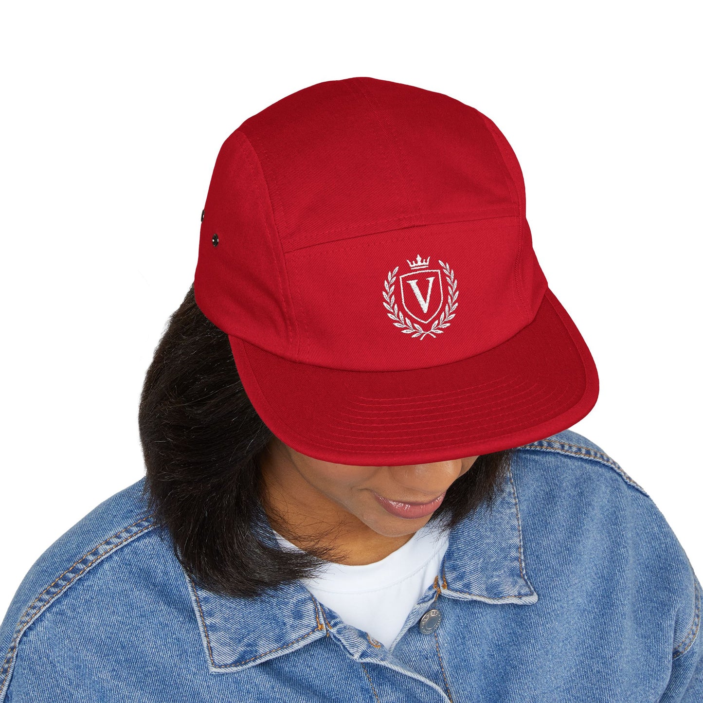 Trendy 5 Panel Cap, Embroidered Hat, Casual Headwear for Outdoor Adventures, Gift for Hipsters, Perfect for Summer Festivals