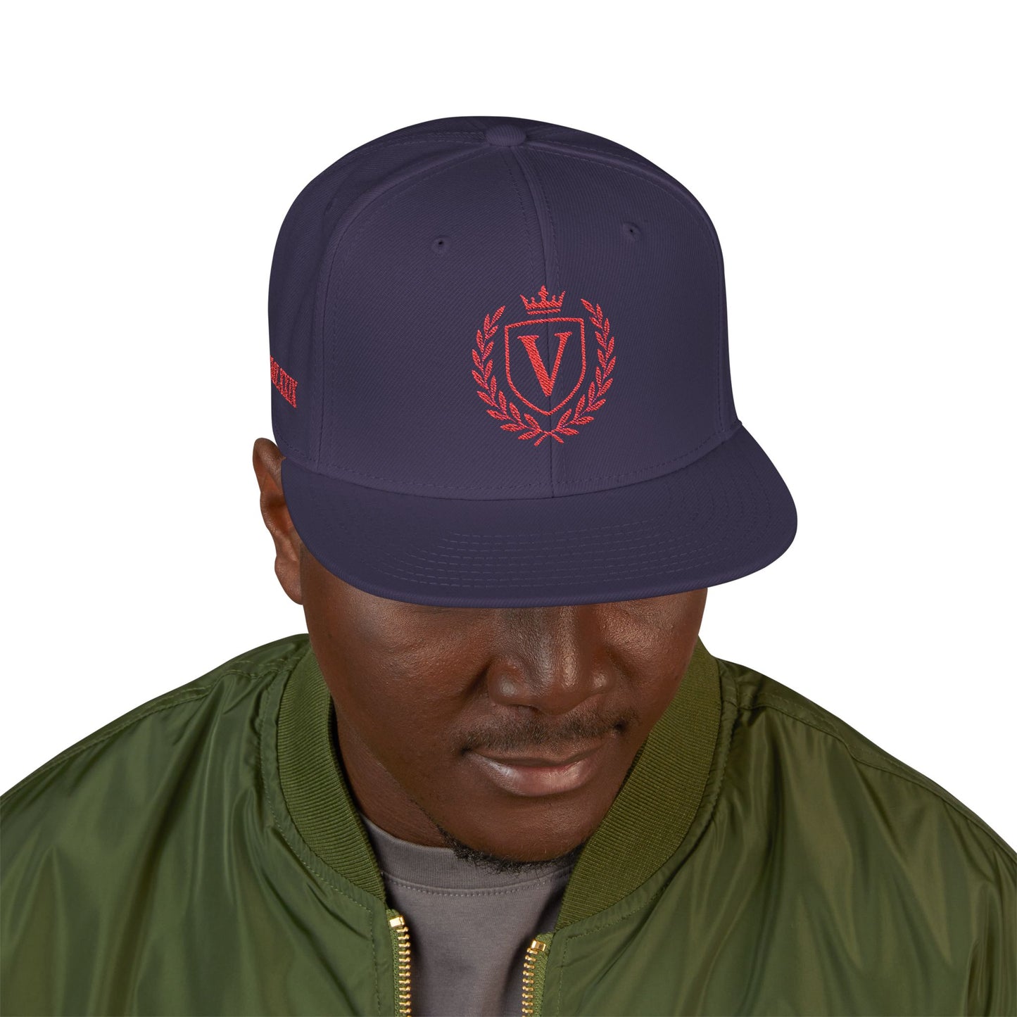 Embroidered Snapback Hat - Stylish Cap for Casual Outings, Streetwear, Gift for Him/Her, Fashion Accessory, Summer Style