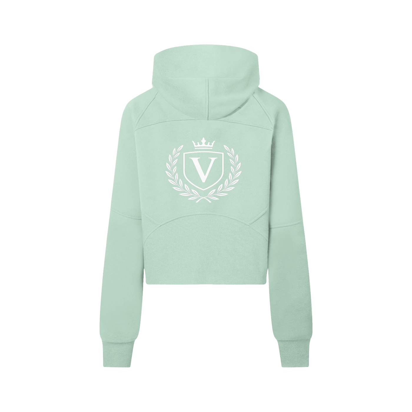 Veni Vidi Vici Cropped Half-Zip Hoodie