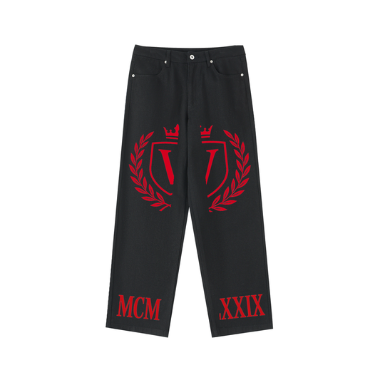 MCM Veni Vidi Vici Straight-Leg Pants