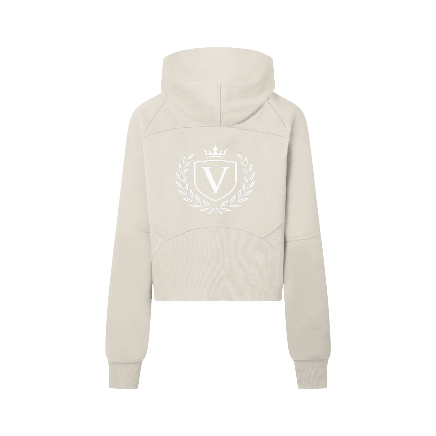 Veni Vidi Vici Cropped Half-Zip Hoodie