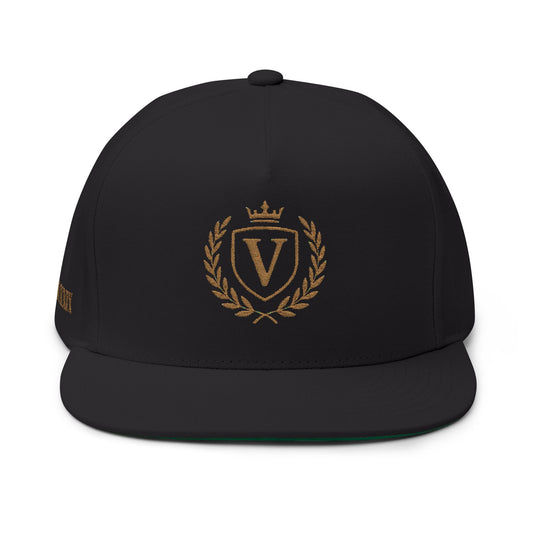 Stylish Flat Bill Cap - Embroidered Crown Logo Hat for Fashion Lovers, Unisex Snapback, Perfect Gift for Birthdays, Streetwear [...]