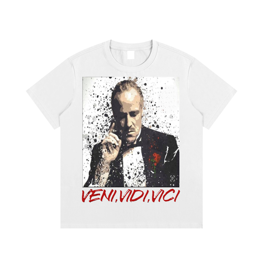 Veni Vidi Vici God Father Cotton T-Shirt