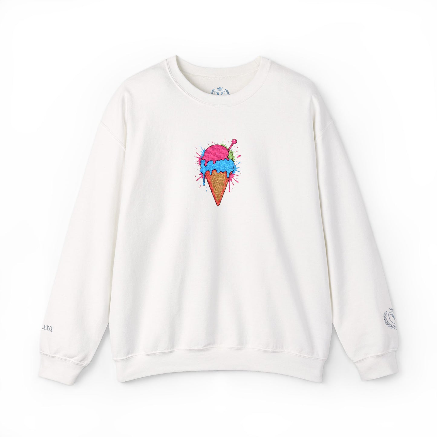 Ice Cream Love Unisex Sweatshirt - Fun, Cozy Apparel for Ice Cream Fans, Gift for Birthdays, Summer, Foodie Lovers, Casual Wear