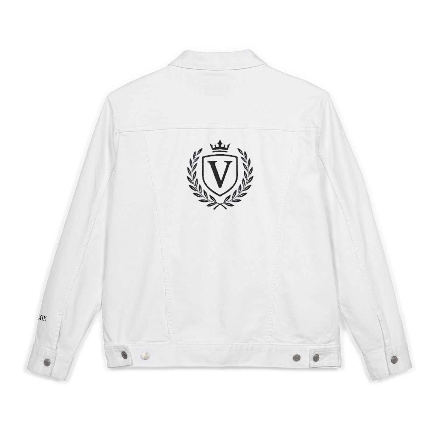 Veni Vidi Vici Denim Jacket (Embroidery)