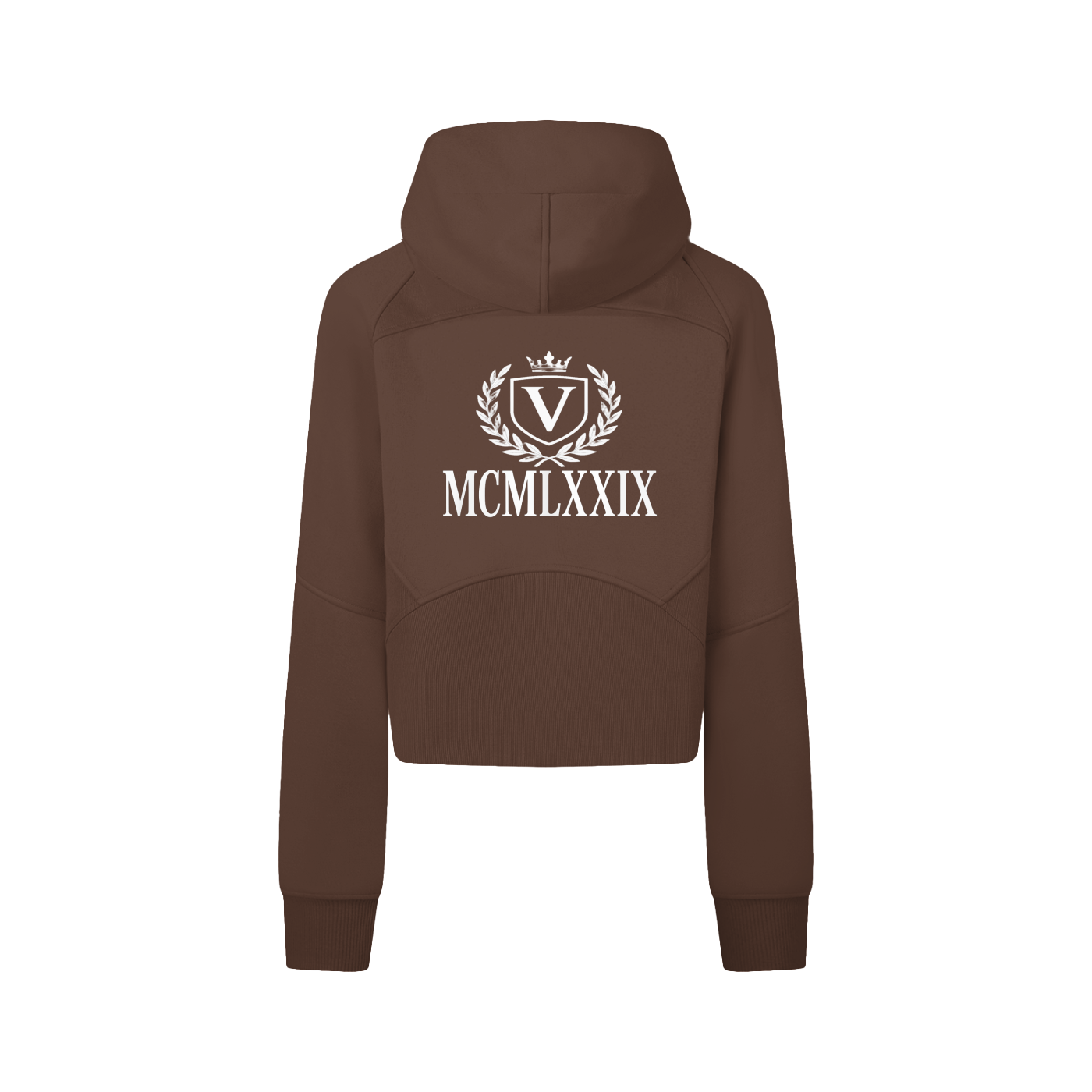 Veni Vidi Vici Women's Cropped Zip-Through Hoodie